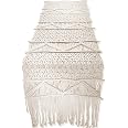Amazon.com: SnugLife Macrame Table Runner (86" X 13") Long | Boho Table ...