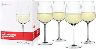 Spiegelau & Nachtmann, 4-teiliges Weißweinglas-Set, Kristallglas, 440 ml, Style, 4670182