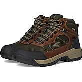 KEEN Utility Men's Skokie Hiker Style Mid Height Soft Toe 90 Degree Waterproof Work Boots, Forest Night/Black, 12 D