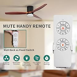 YITAHOME 52 Inch Low Profile Ceiling Fan with Light
