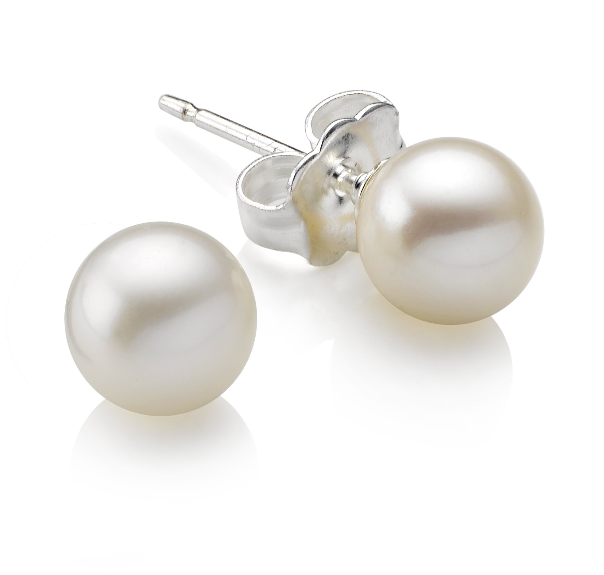 Molly Brown London Hypoallergenic Sterling Silver Freshwater Pearl Stud Earrings for Girls. Ideal for Christening, Holy Communion Gifts for Girls, Flower Girl and Bridesmaids Gifts