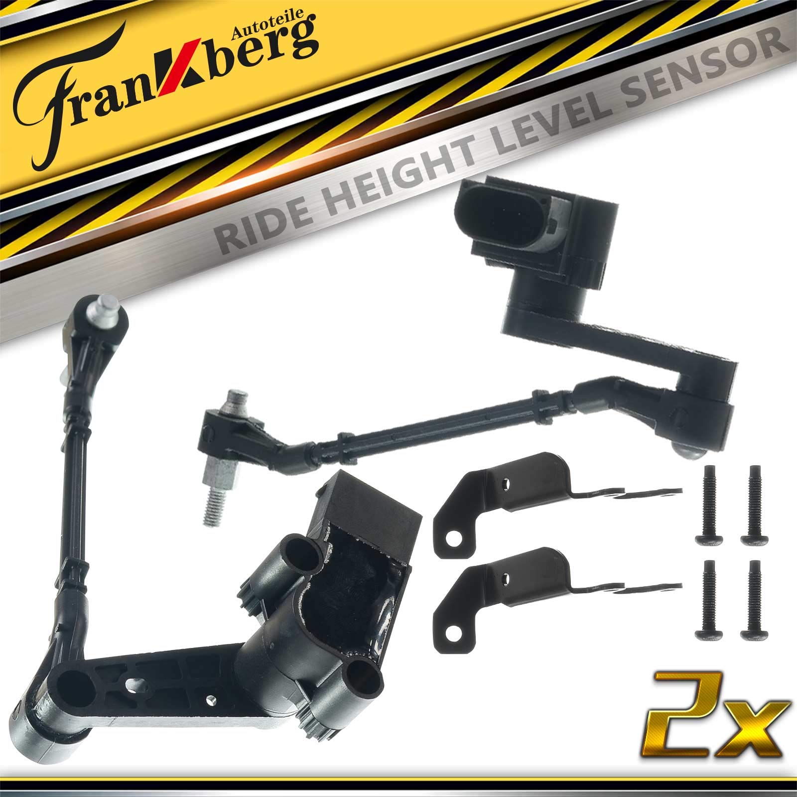 2x Ride Height Level Sensor Suspension Height Sensor Front Left Right for R.a.n.g.e R.o.v.e.r III LM All Engines 2002-2010 LR020626