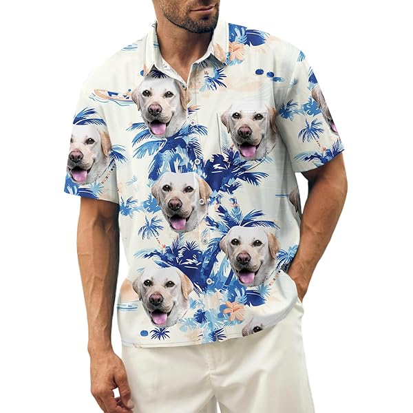 Hawaiian Shirts Custom Hawaiian Shirt With Pet Face Personalized
