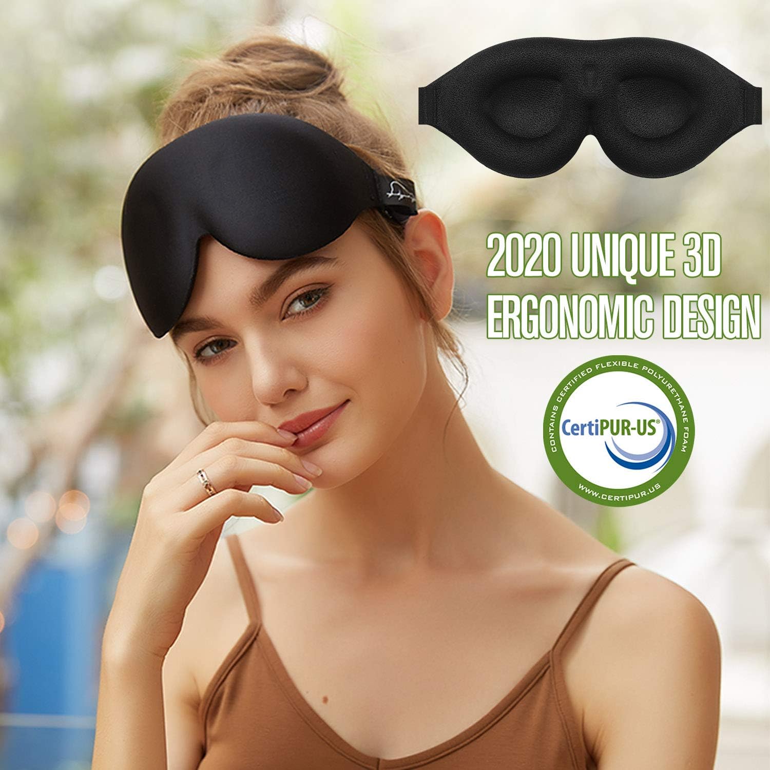 ALASKA BEAR Sleep Mask - 3D Contoured Cups - Zero Eye Pressure: Health & Personal Care