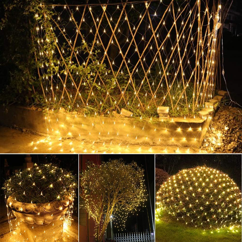 Expandable Christmas Net Lights, Tree Wrap Lights, Trunk Wrap Lights