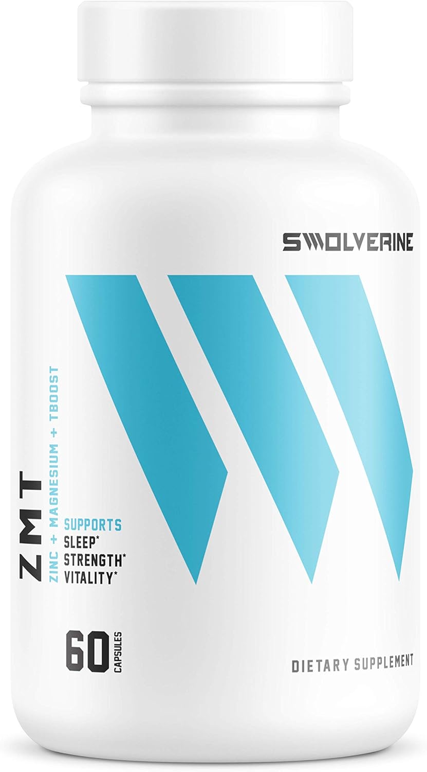 ZMT | Zinc, Magnesium, Vitamin B6 (ZMA), Fenugreek, DIM, Rhodiola Rosea, Tongkat Ali, Testosterone Booster and Sleep Aid, for Men & Women, Supports Increased Strength, Promotes A Positive Mindset