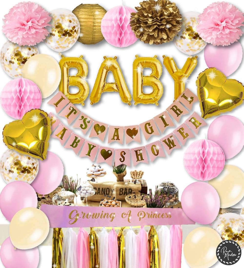 Best baby shower decorations for girl table cloth