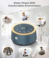 Dreamegg D1 White Noise Machine with Night Light 24 Sounds Baby Sleep view 6