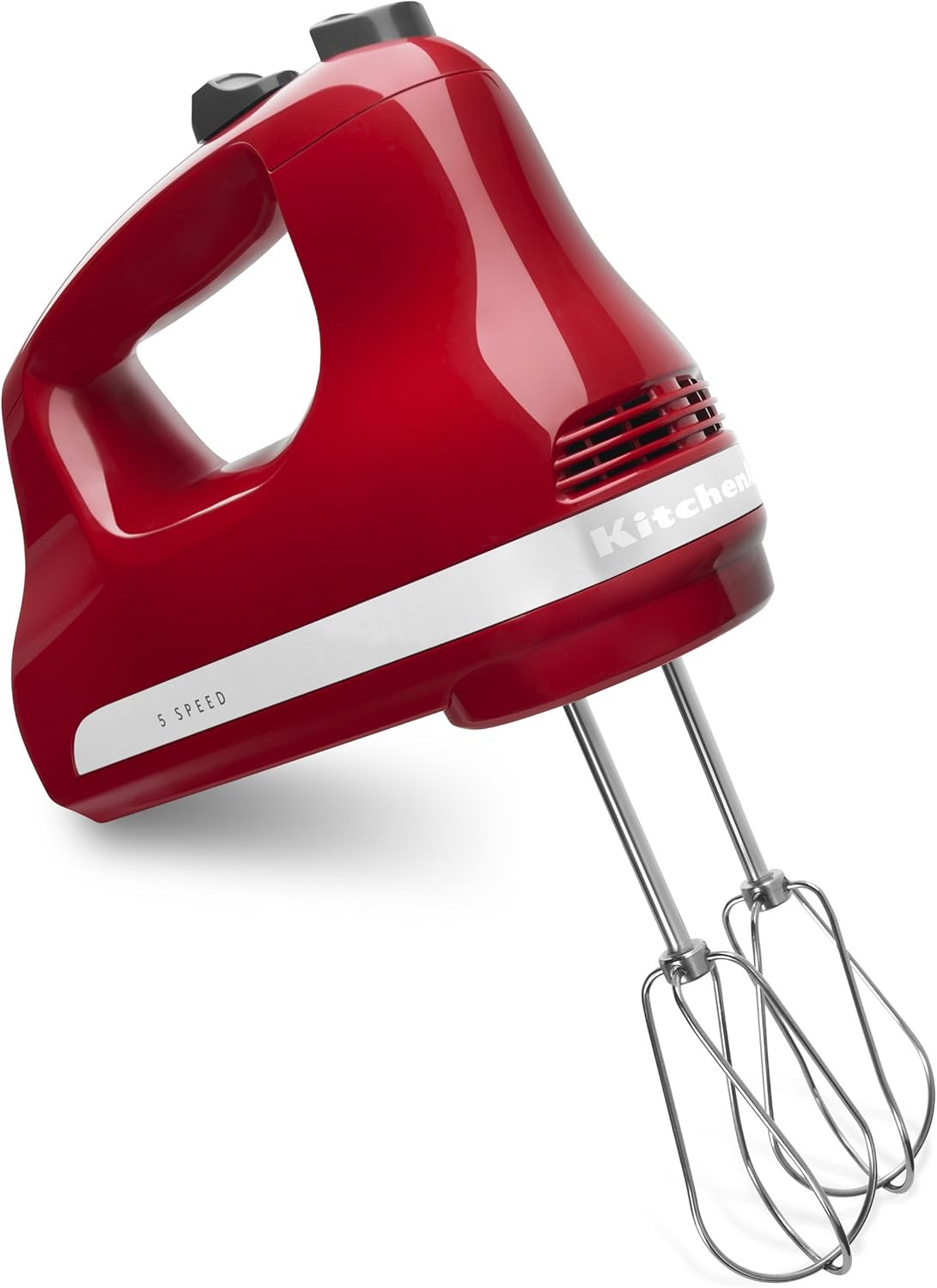 KitchenAid 5-Speed Ultra Power Hand Mixer | Empire Red (Renewed)