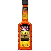 STP Octane Booster for Gasoline Fuel Additive, Restore Lost Power, 5.25 oz | Fuel cleaner for gasoline engines; 5.25 oz bottle treats up to 15 gallons, compatible with cap-less systems