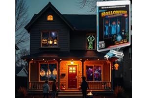 HOLISCAPES AtmosFX® Halloween Digital Decoration on USB Includes 8 Atmosfx Video Effects for Hallloween