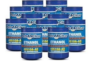 Petro-Clear 40510A-AD 12-Pack Champion Filter Alert Alcohol Gas, 10 Micron