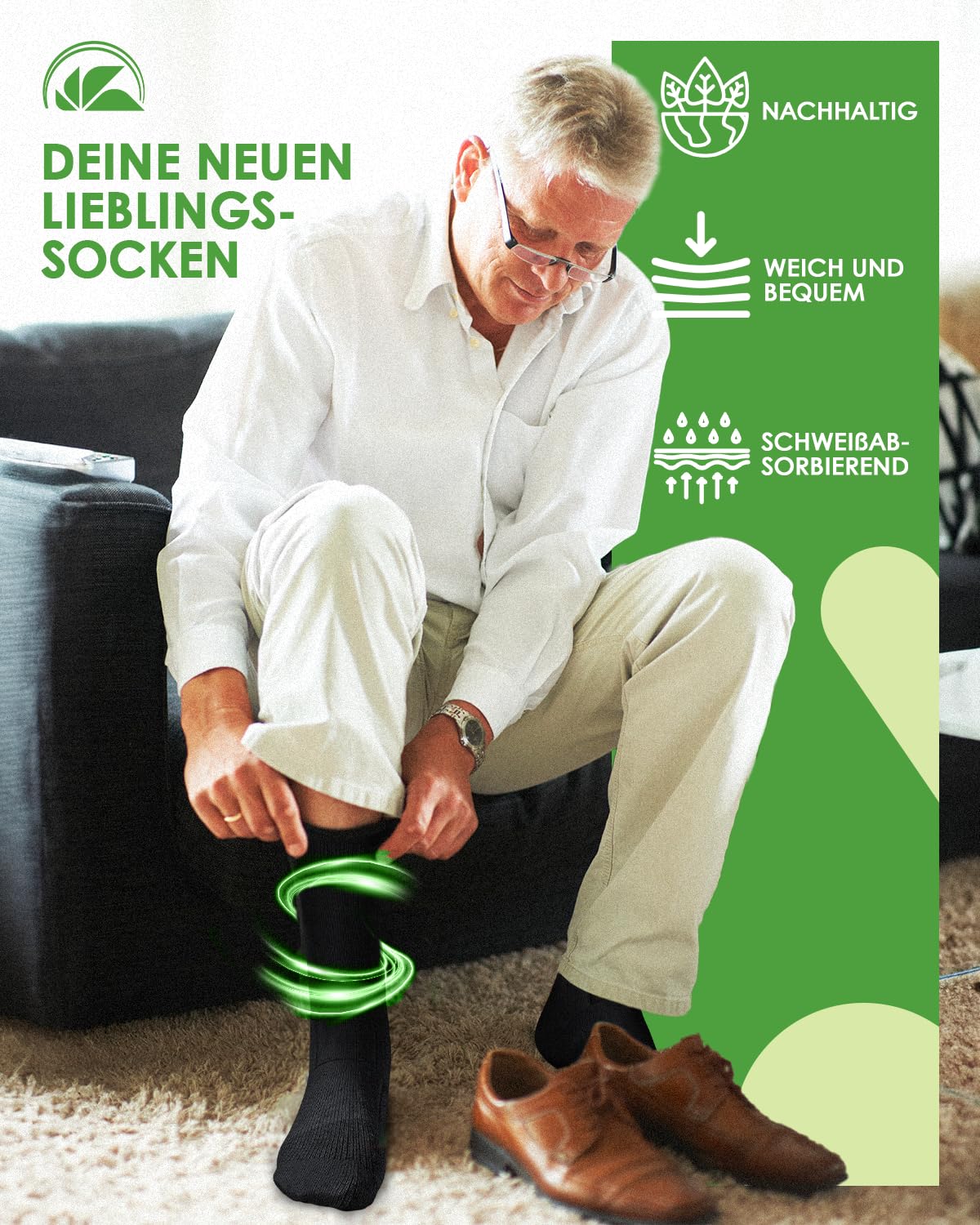 PAIXX Premium Bambus-Socken Herren 43-46, Bamboo-Socks Damen 39-42 & 35-38 – 4/8 Paar Schwarz, Mens Business Socks ohne Gummibund – Anti-Schweiß, Antibakteriell, Atmungsaktiv gegen Schweißfüße 2