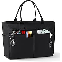 Amazon.com | IGOLUMON Tote Bag with Zipper Large Beach Bags