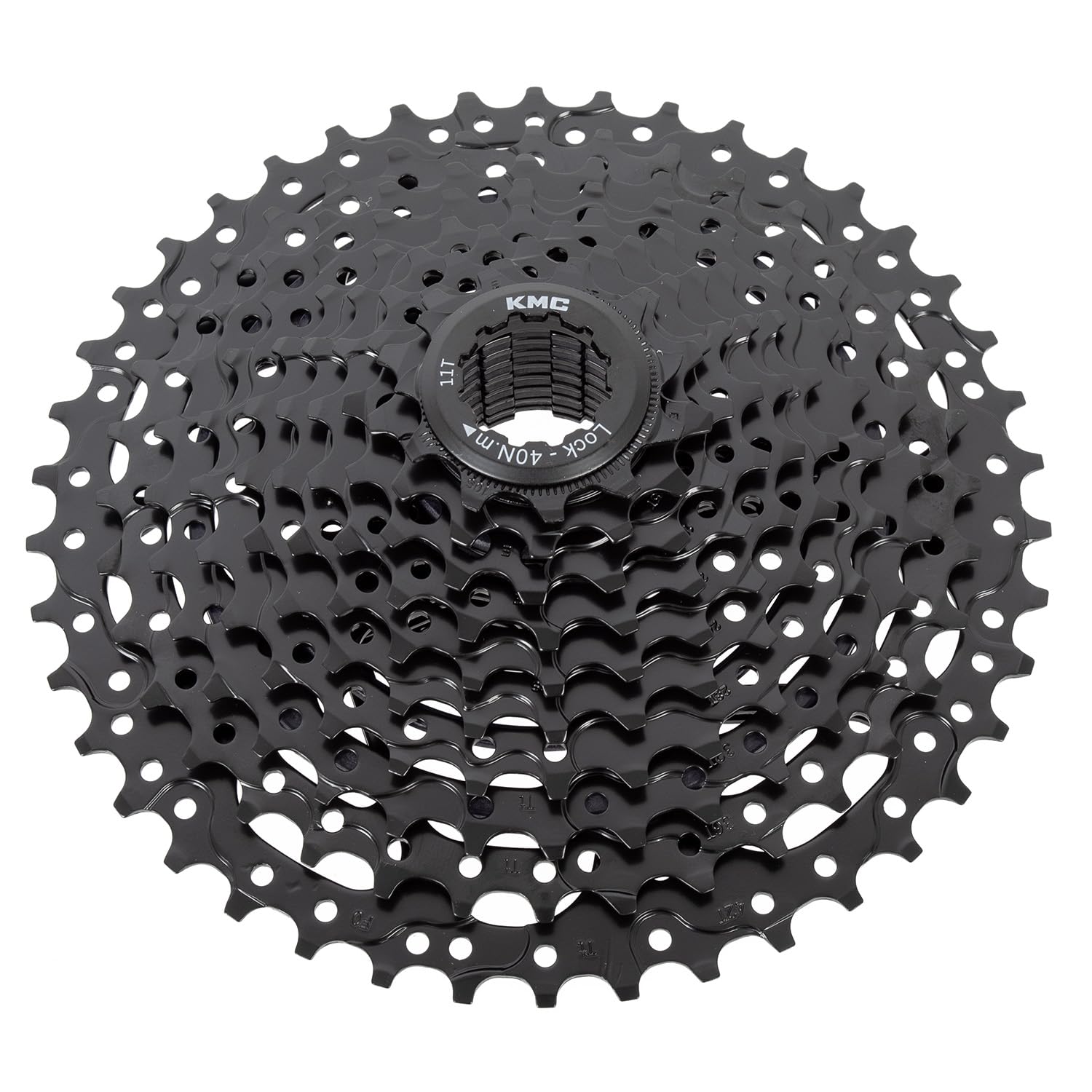 KMC React 10 Speed Cassette, Black, 11/42T