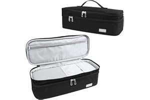 CANBOX Double-Layer Travel Carrying Case Bag, Shark Flexstyle Carrying Case for Revlon One-Step Hair Dryer/Volumizer/Styler, Water Resistant Organizer Travel Storage Bag (Bag Only)