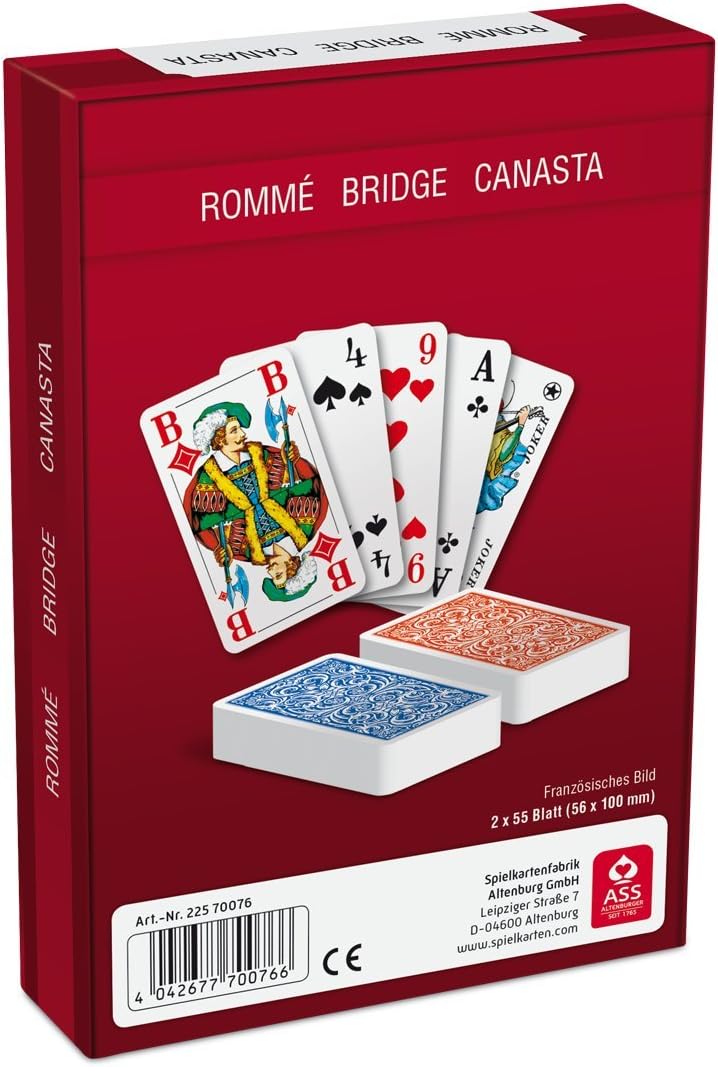 ASS Altenburger 22570076 Rummy Seniors Card Game, Keine, 11.2 cm x 14.5 cm x 2.5 cm - Image 3