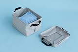 Brabantia Foldable Laundry Basket 35L Grey with Soft Handles view 8