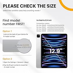 Timecity Protective Case for iPad Pro 12.9 inch