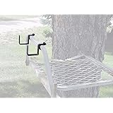 Stay-Put Quick Hook Tree Stand Hook Fits 1" Square Tube TSH-21 Two Accessory Hook. Hunting Bow Hooks 2 Pack