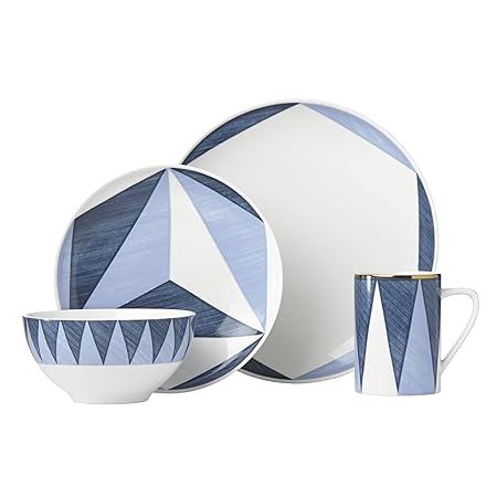 Luca Andrisani Triangoli 4 Piece Place Setting by Lenox