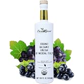 Pura Grove Organic Balsamic Vinegar From Modena Italy - Thin Consistency - Slow Aged Premium Eternity Gold Grade - Handpicked &amp; Crafted In Small Batches - 16.9 Oz Opaque Glass Bottle