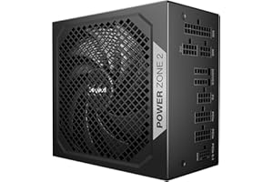 be quiet! Power Zone 1200W Power Supply, 80 Plus® Platinum and Cybenetics Platinum, semi-Passive Zero-RPM Cooling, Pure Wings