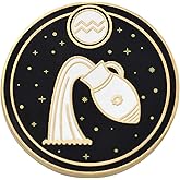 REAL SIC Astrological Sign Pin - Star Sign/Astrology Enamel Pins, Lapel Pins for Birth Sign, Great Gift for Anyone, Perfect Accessory for Jackets, Hats, Backpacks & Tops