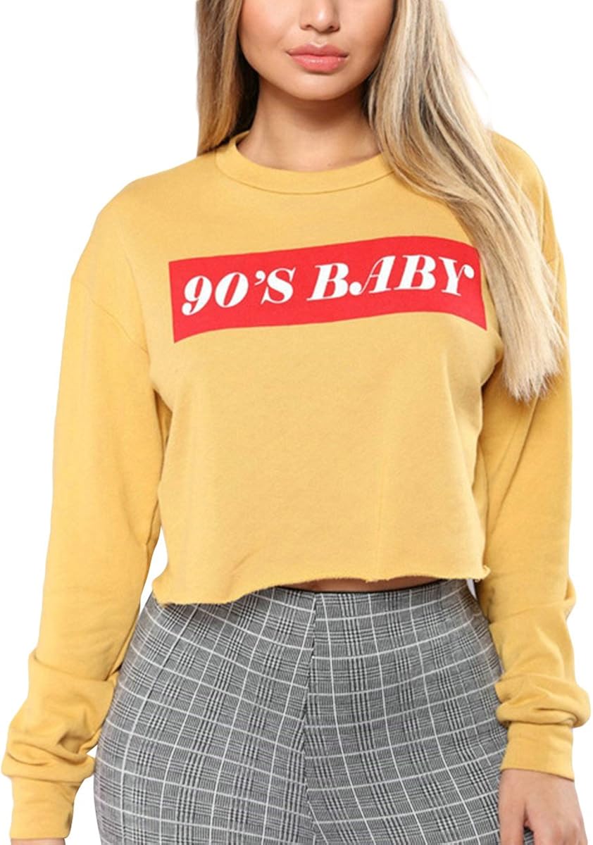 baby yellow crew neck