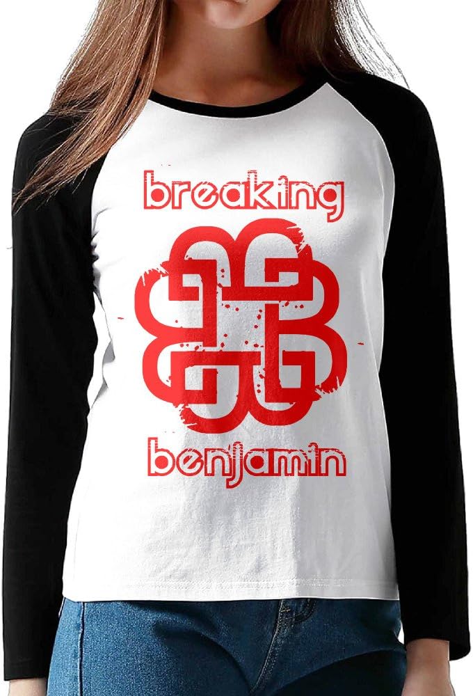 XJBD Women's Breaking Benjamin Long Raglan Sleeve