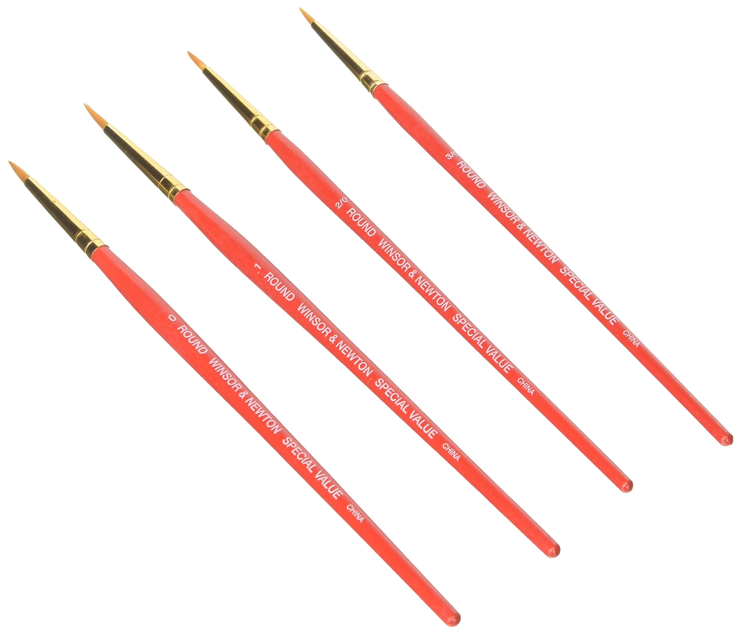 Winsor & Newton 5298702 Synthetic Brush Set of 4