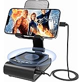 Gifts for Men,Cell Phone Stand with Wireless Bluetooth Speaker HD Surround Sound for Home and Outdoors with Bluetooth Speaker for Desk Compatible with iPhone for ipad,All Smartphones