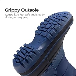 DREAM PAIRS Boys Girls Snow Boots Water-Resistant