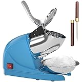 Greatrue Shaved Ice Machine, Electric 3 Blade Snow