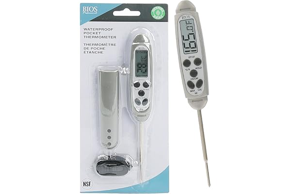 Bios Professional - Waterproof Pocket Thermometer (DT131) Grey