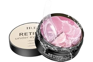 IREV 30 Pairs Retinol Collagen Eye Gels Mask For Women Gift, Anti-Aging Under Eye Patches for Wrinkles Dark Circles, Puffy Eyes, Eye Bags, Beauty Self Care Gifts for Women Collagen Sheet Mask