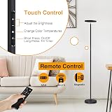 OUTON LED Uplighter Torchiere Floor Lamp 30W 3000LM 4 Temperatures Remote Touch view 3