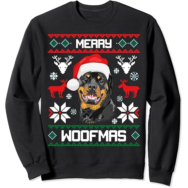 ゆ*と様 新品完売品ROTTWEILER WALKING DOG SWEATER SALE】ROTTWEILER ロットワイラー WALKING DOG SWEATER - BLACK