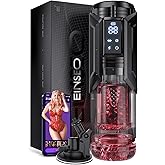 EINSEO Sex Toys for Men Penis Pump - AI Sync Waterproof Male Masturbator Stroker with 7 Sucking Thrusting Rotating &amp; 7 Licking Modes, Adult Toys Pocket Pussy Mens Sex Toy Blowjob Sex Machine Bath Item