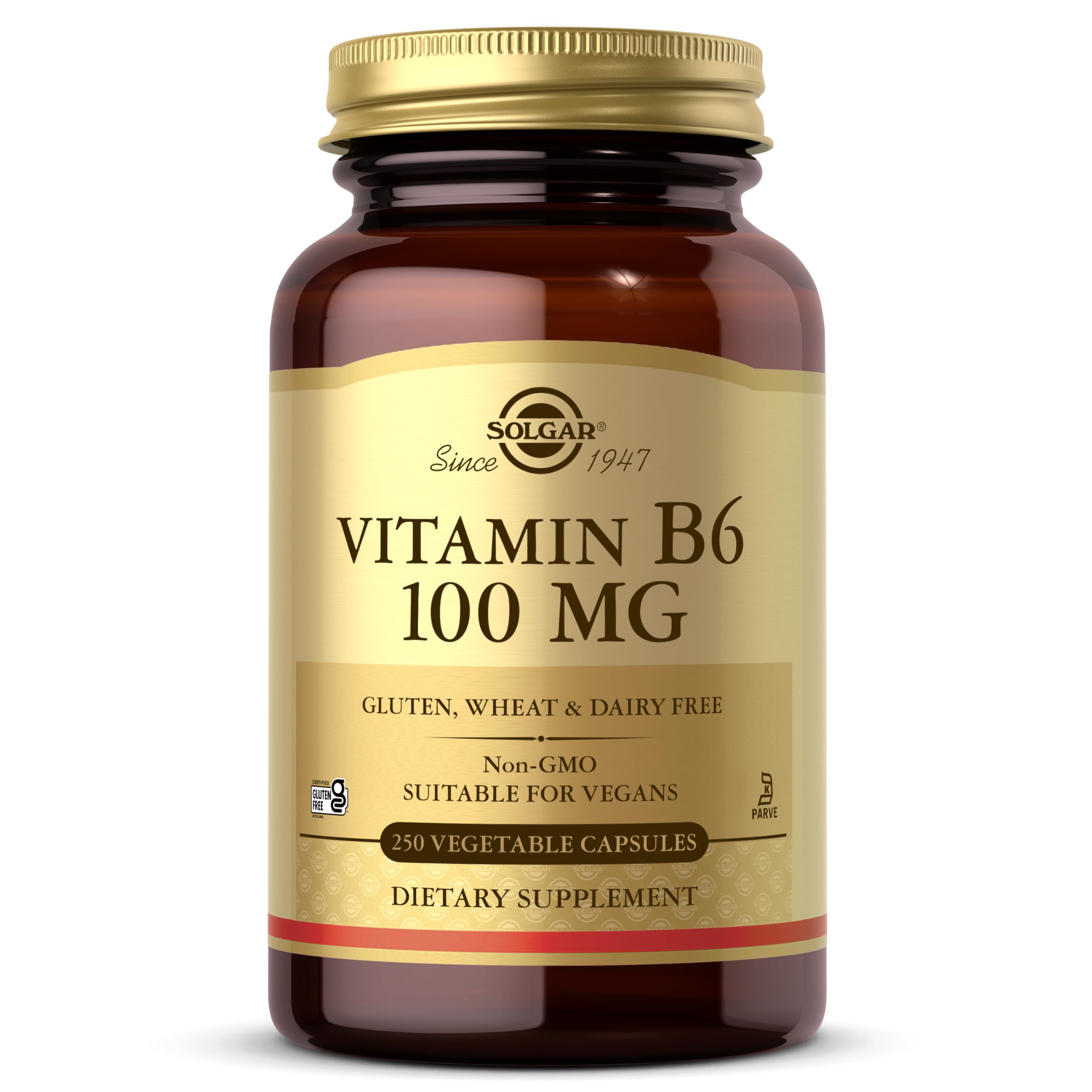 Vitamin B6 100 mg Vegetable Capsules