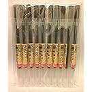 MUJI Gel Ink Ball Point Pen 0.5mm Black color 10pcs