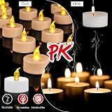 TEECOO LED Tea Lights 12 Pack Battery Operated Flameless Candles 3.4cm Dia view 4