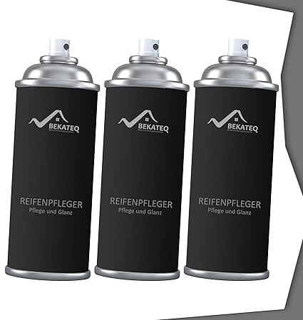 R-160 BEKATEQ Reifenpflege Reifenschaumreiniger Gummipflege | Reifenpflegemittel Tire Cleaner Reifenspray für Reifenglanz | R