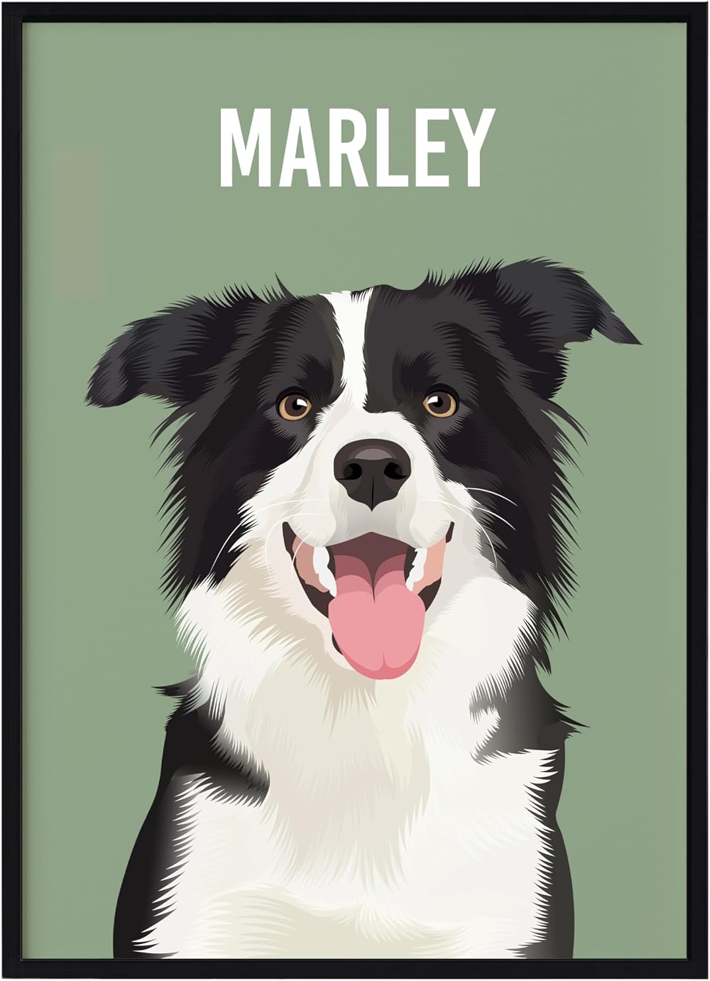Generic Pet Portrait Dog Cat Gift Memorial Custom Painting from Photo