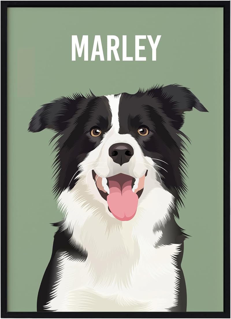 Generic Pet Portrait Dog Cat Gift Memorial Custom Painting from Photo