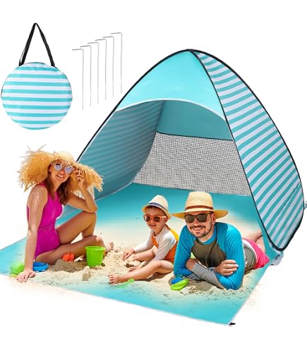 Abri De Plage Ozark Trail - Dimensions 8' X 6' (environ 2.4m X 1.8m), Avec Protection UV - Occasion Fonctionnelle