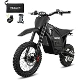 ABKDO Electric Dirt Bike for Teens Adults, 4000W Motor, 48V Battery，45MPH | 230Nm,14" /12" Tires Off-Road E-Motorcycle, Full Hydraulic Brakes and Suspensions Mountain Off-Road Bike