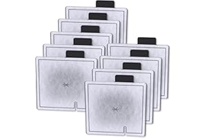 SAMANIJA 9-Pack Medium Filter Cartridges Replacement Compatible with Aqueon QuietFlow LED PRO Power Filter Size 10 & E Internal Power Filter Size 20 & Zilla Size 20