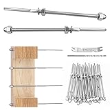 Muzata 20Pack Cable Railing Kit Hand Swage Threaded
