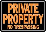 Hy-Ko Products 848 Private Property No Trespassing